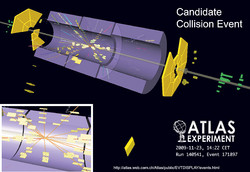 Veliko nauni proboj: prikaz sudara protona u detektoru Atlas